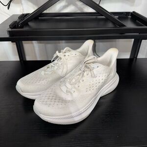 Hoka White Running Shoes